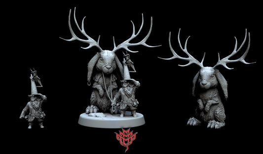 Gnomealope by Mini Monster Mayhem | Unpainted