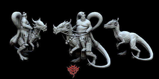 Rollo and Bane by Mini Monster Mayhem | Unpainted