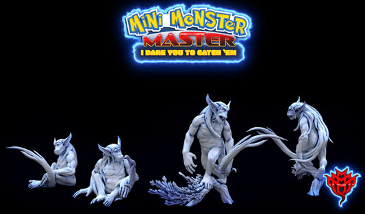 Sly Tailed Primates by Mini Monster Mayhem | Unpainted