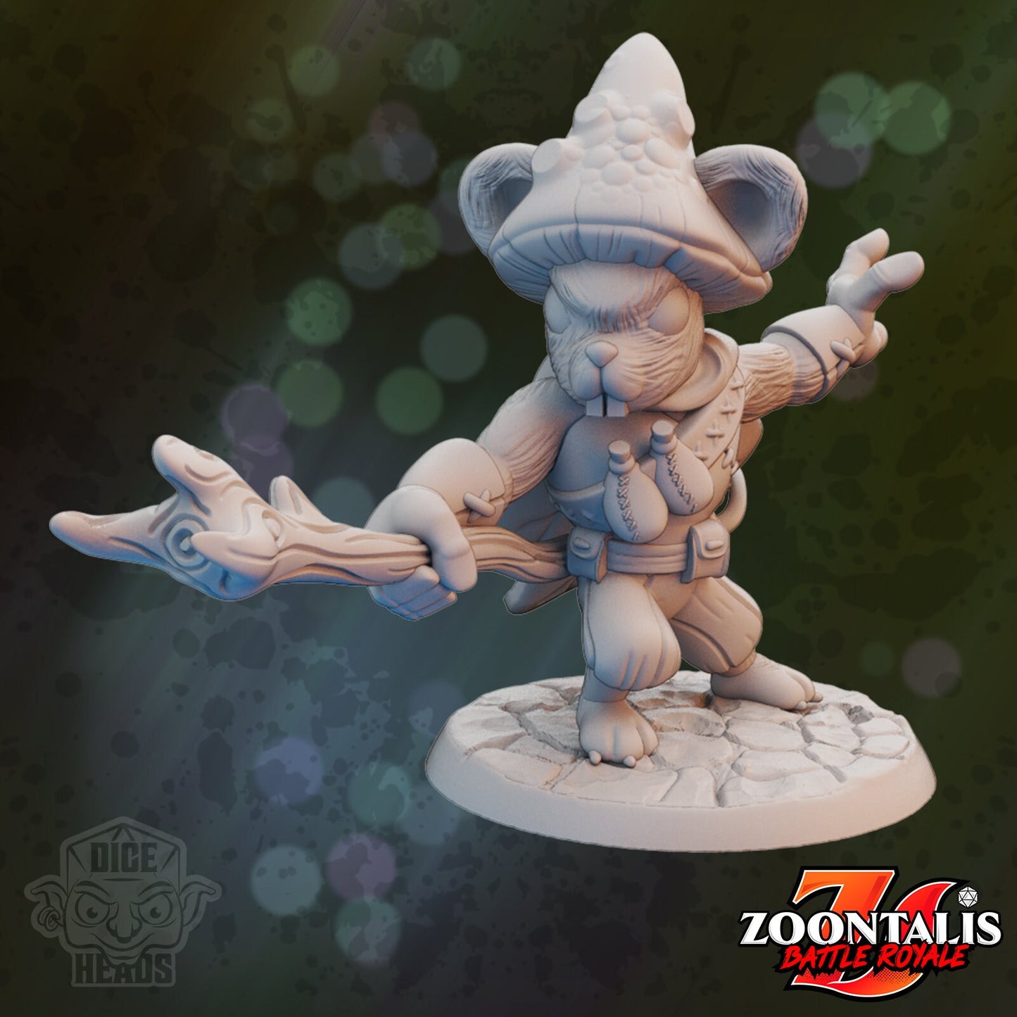 Mouse Adventurers by Dice Heads | Miniature | TTRPG | Unpainted