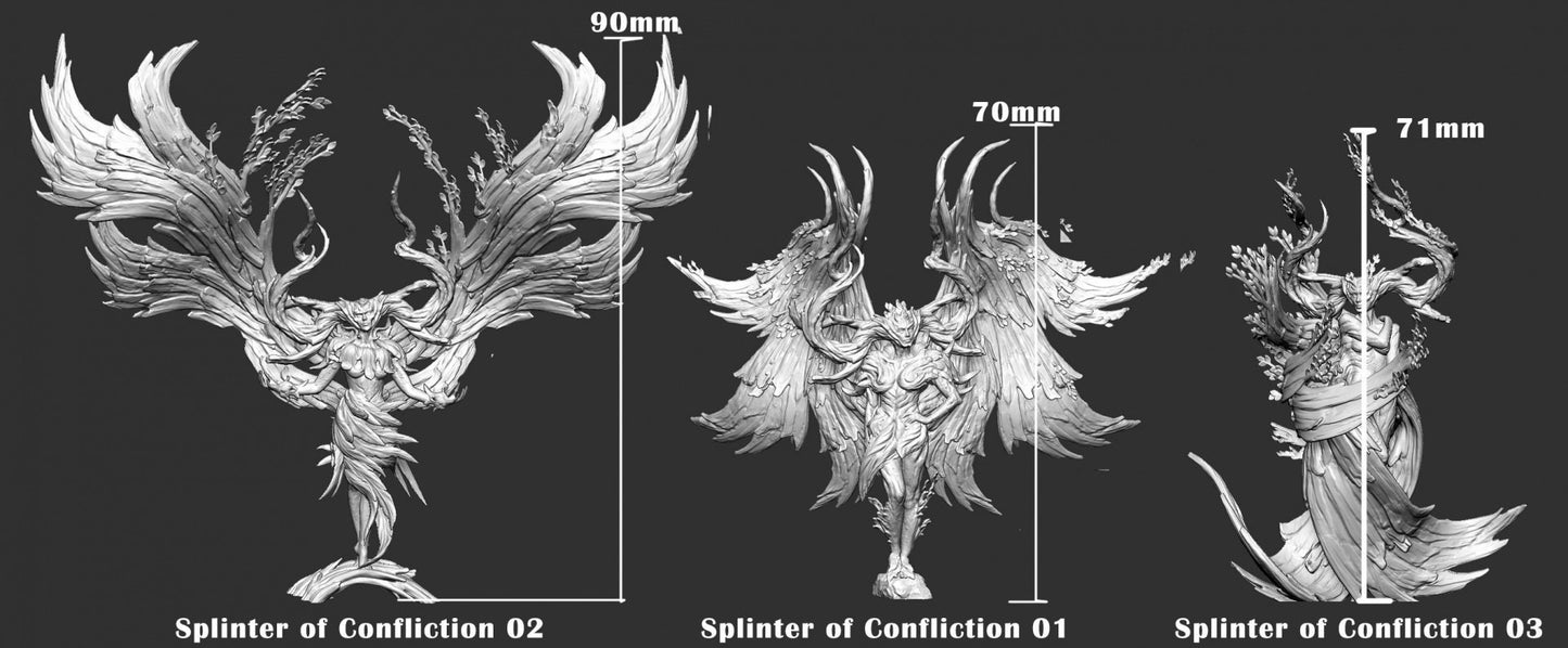 Splinter of Confliction by Mini Monster Mayhem | Miniature | TTRPG | Unpainted