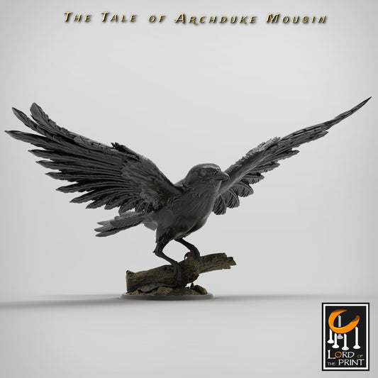 Magpie Taking Off by Rescale Miniatures | Unpainted
