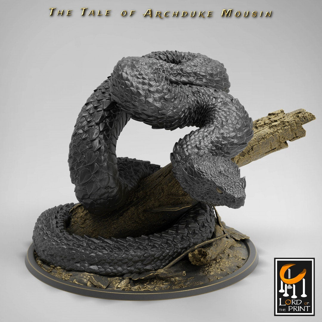 Viper by Rescale Miniatures | Miniature | TTRPG | Unpainted