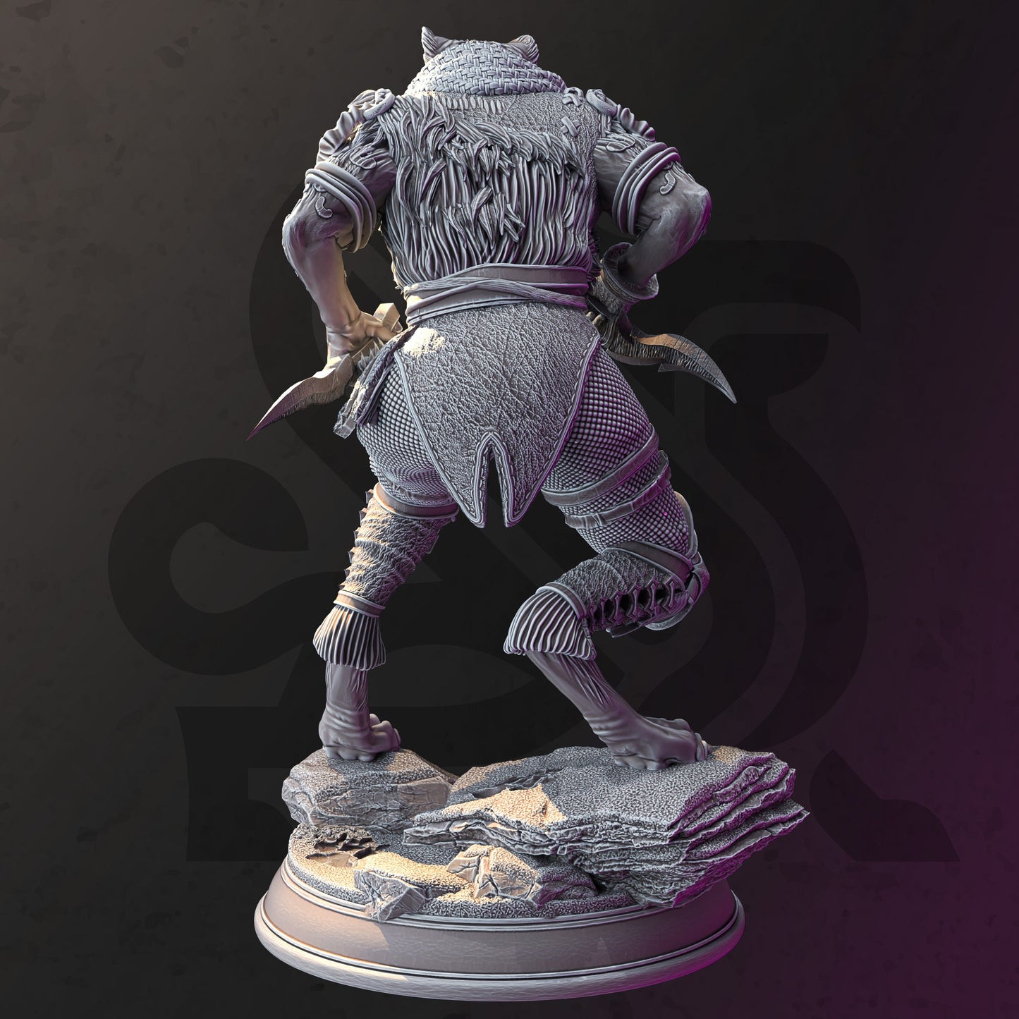 Curatio Ounc, Snow Stalker by DM Stash | Unpainted