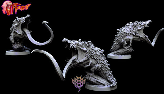 Big Mouth Alligator by Mini Monster Mayhem | Unpainted