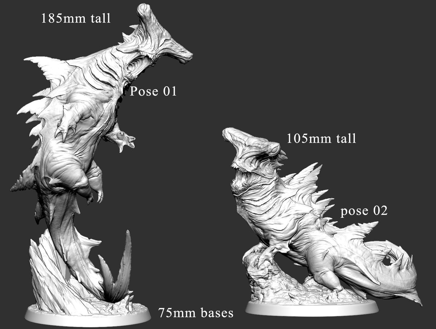 Maneater by Mini Monster Mayhem | Miniature | TTRPG | Unpainted