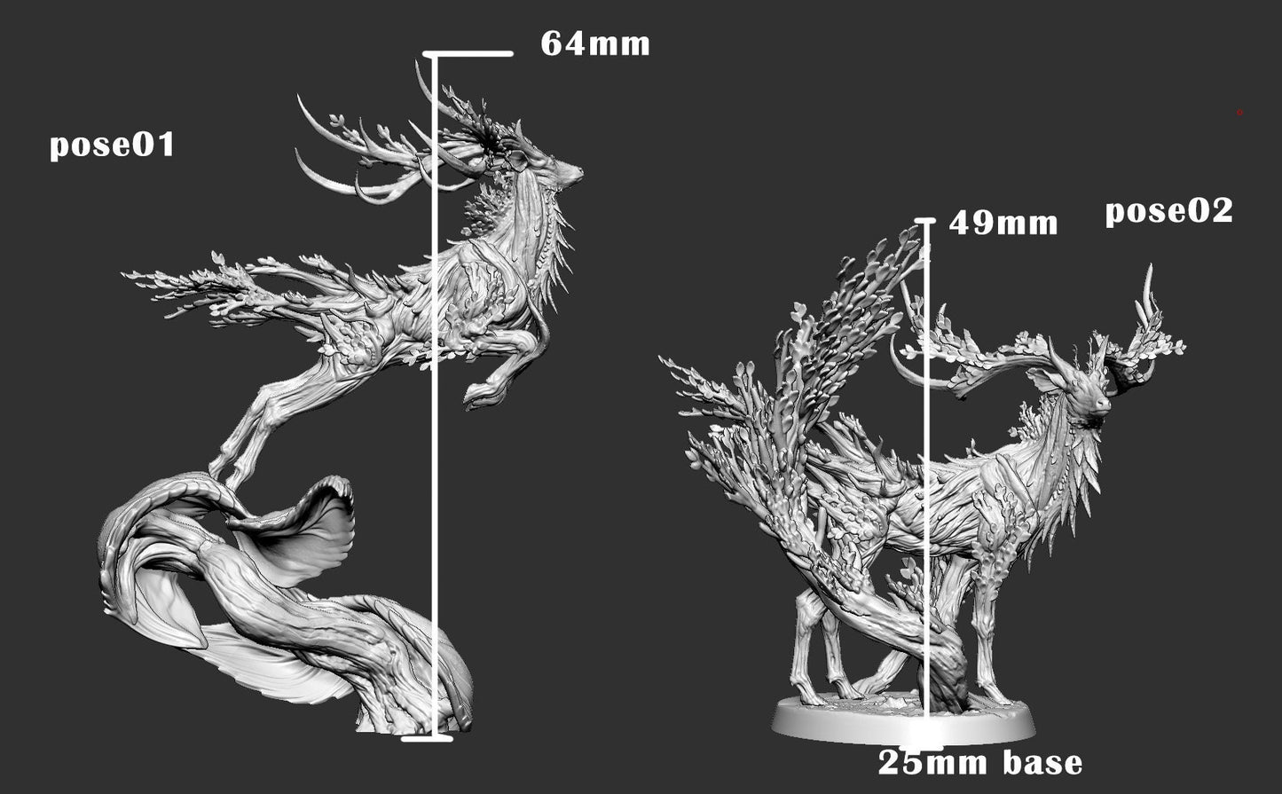 Thicket Stags by Mini Monster Mayhem | Unpainted
