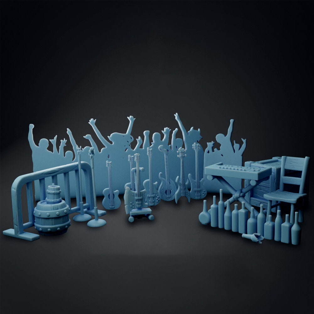 Bardic Beatdown Terrain by Twin Goddess Minis