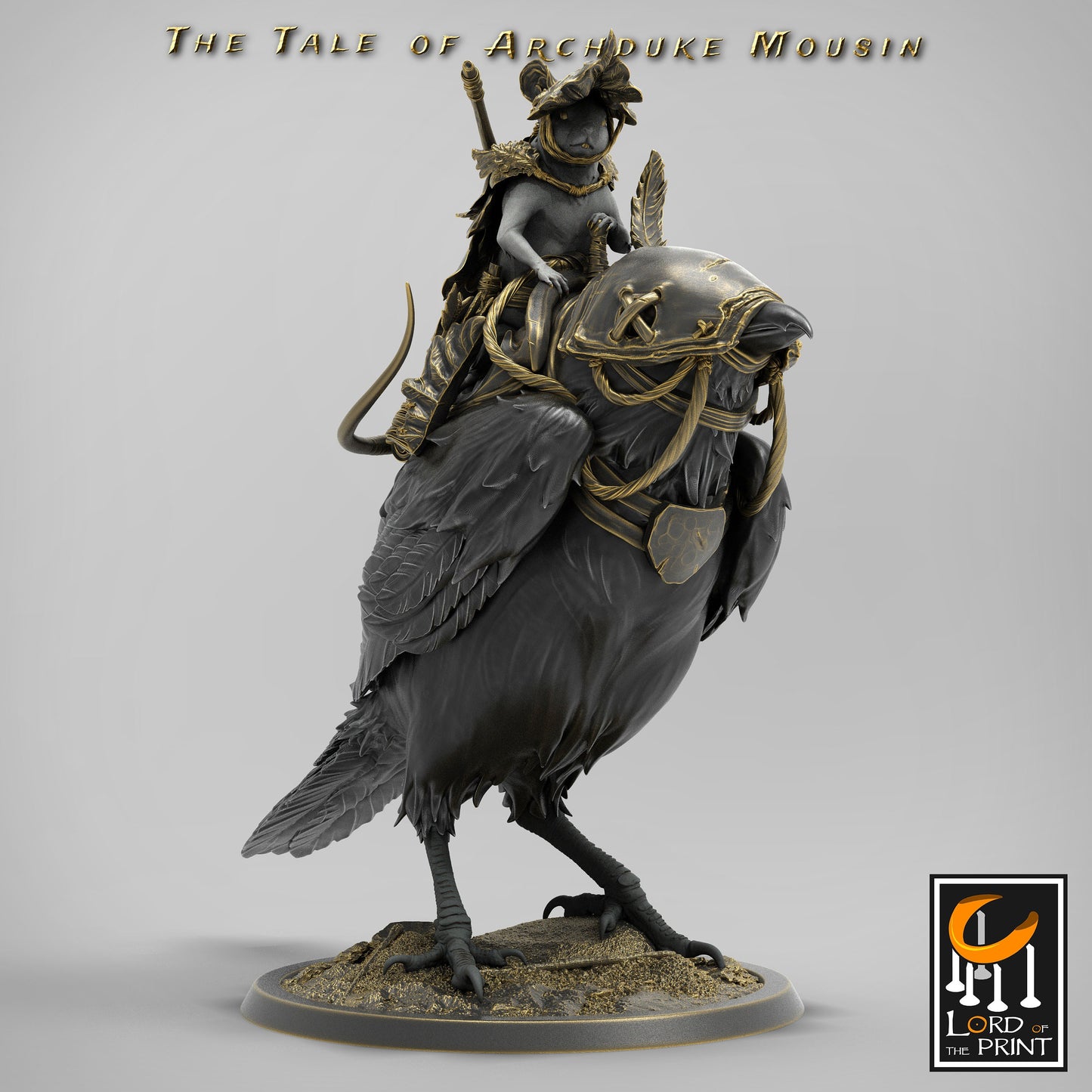 Standing Magpie by Rescale Miniatures | Unpainted