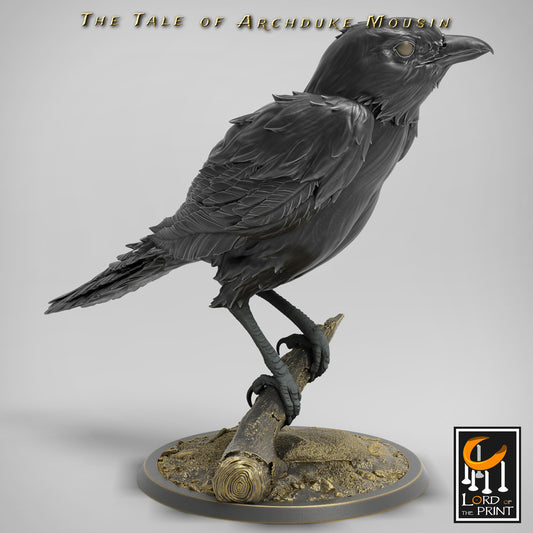 Perched Magpie by Rescale Miniatures | Unpainted