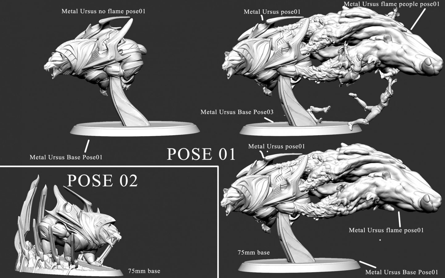 Metal Ursus by Mini Monster Mayhem | Please Read Description