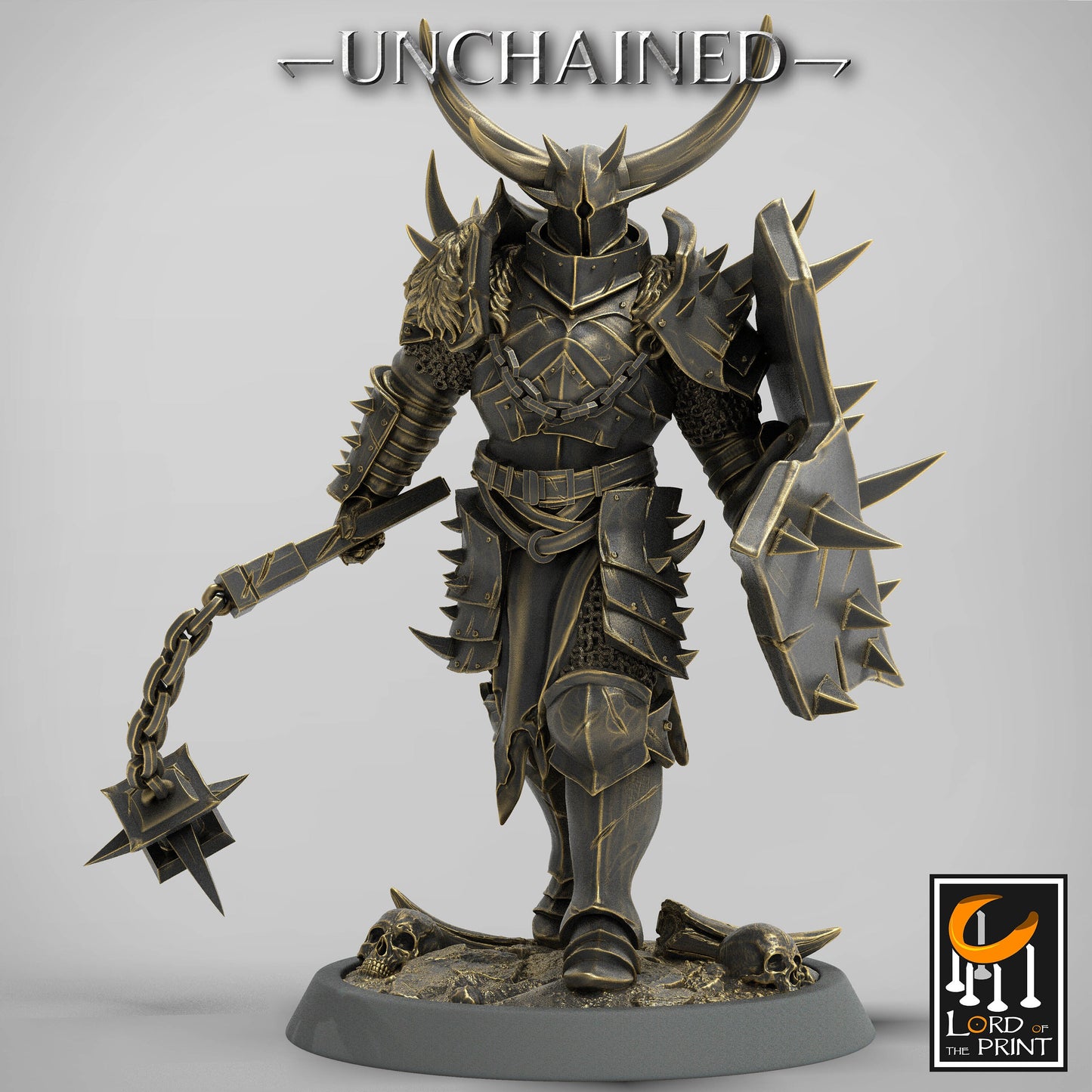Uncahined Flail Light Infantry by Lord of the Print | Please Read Description