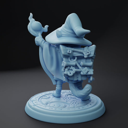 Callum, Catfolk Wizard by Twin Goddess Miniatures | Please Read Description