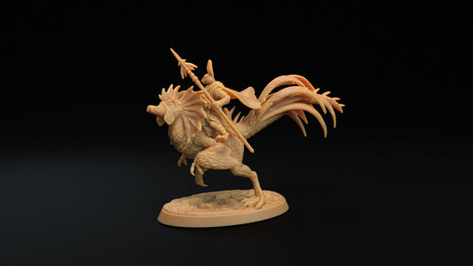 Mounted Emperor Cockatrices by Dragon Trappers Lodge | Please Read Description