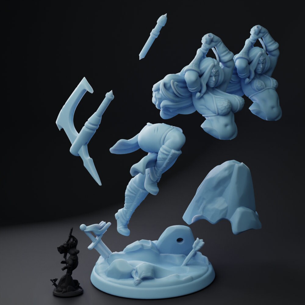 Thitania, Attack Pose by Twin Goddes Miniatures | Please Read Description