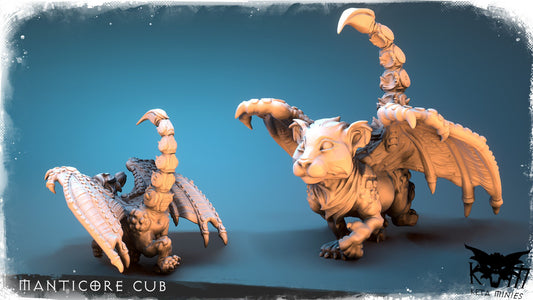Manticore Cubs by Keta-Minis | Please Read Description