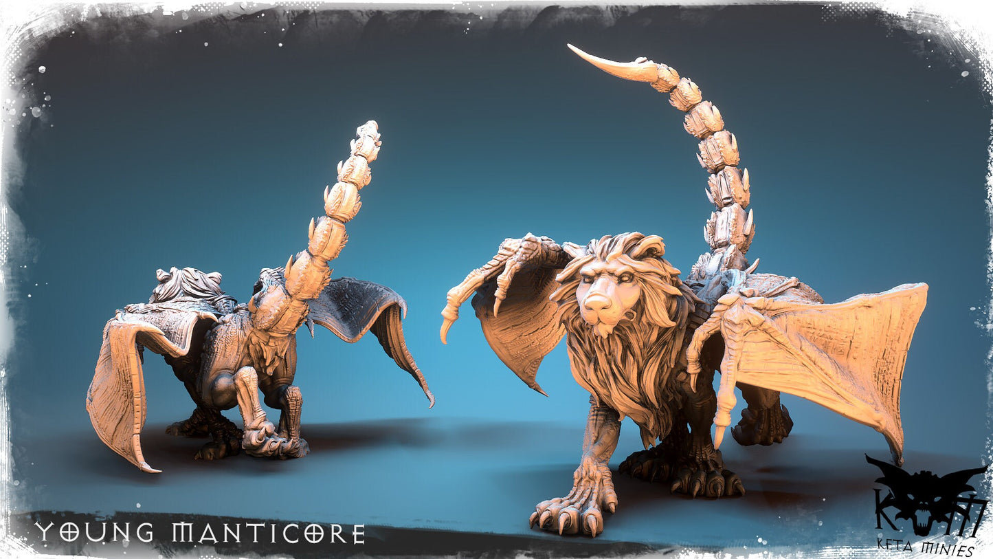 Manticore Cubs by Keta-Minis | Please Read Description