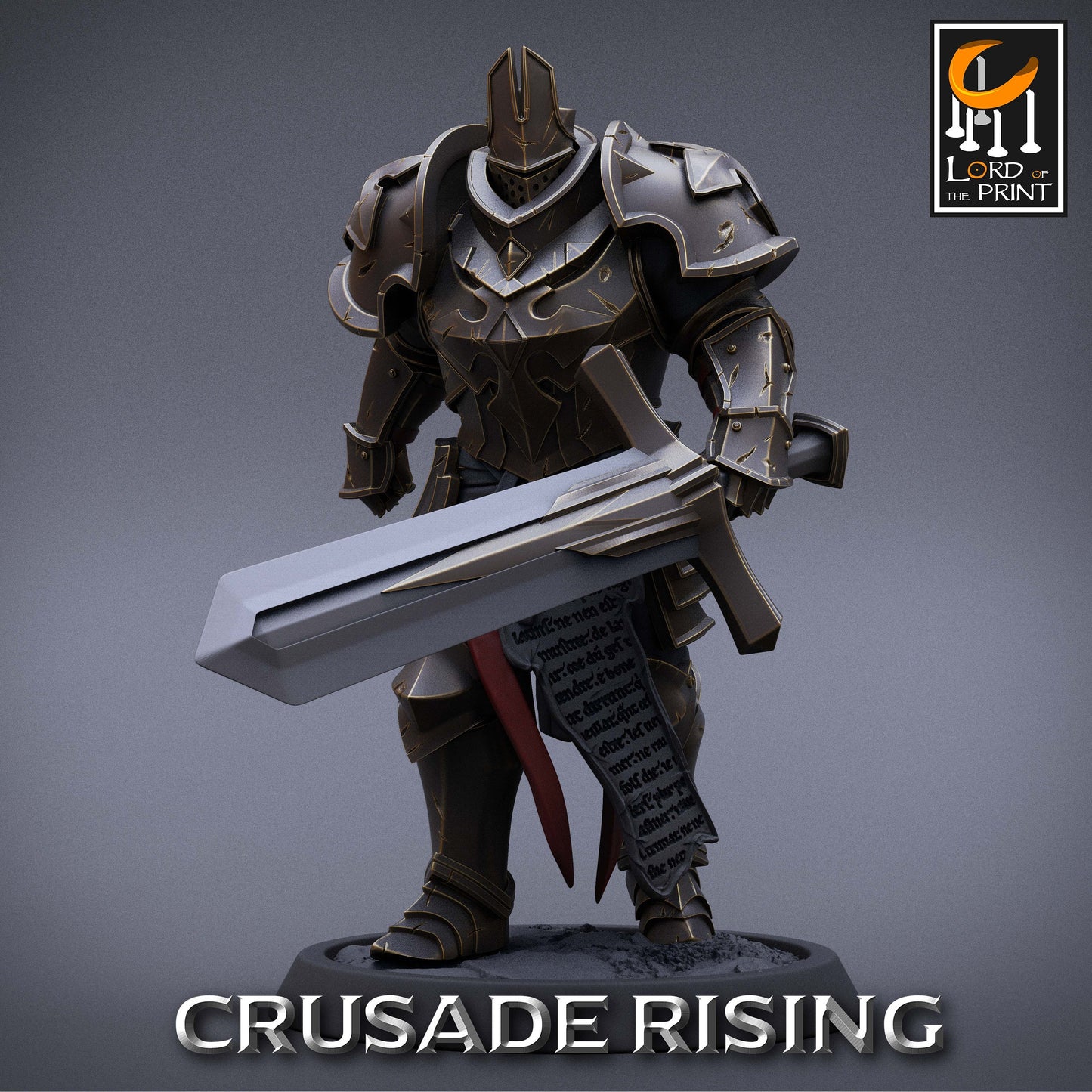 Templar Sword Infantry by Lord of the Print | Please Read Description