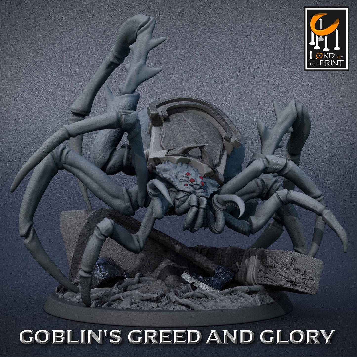 Goblin Spider Mounts (Set 1) by Lord of the Print | Please Read Description