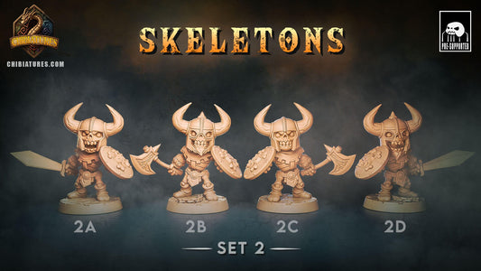 Skeletons by Chibiatures | Please Read Description