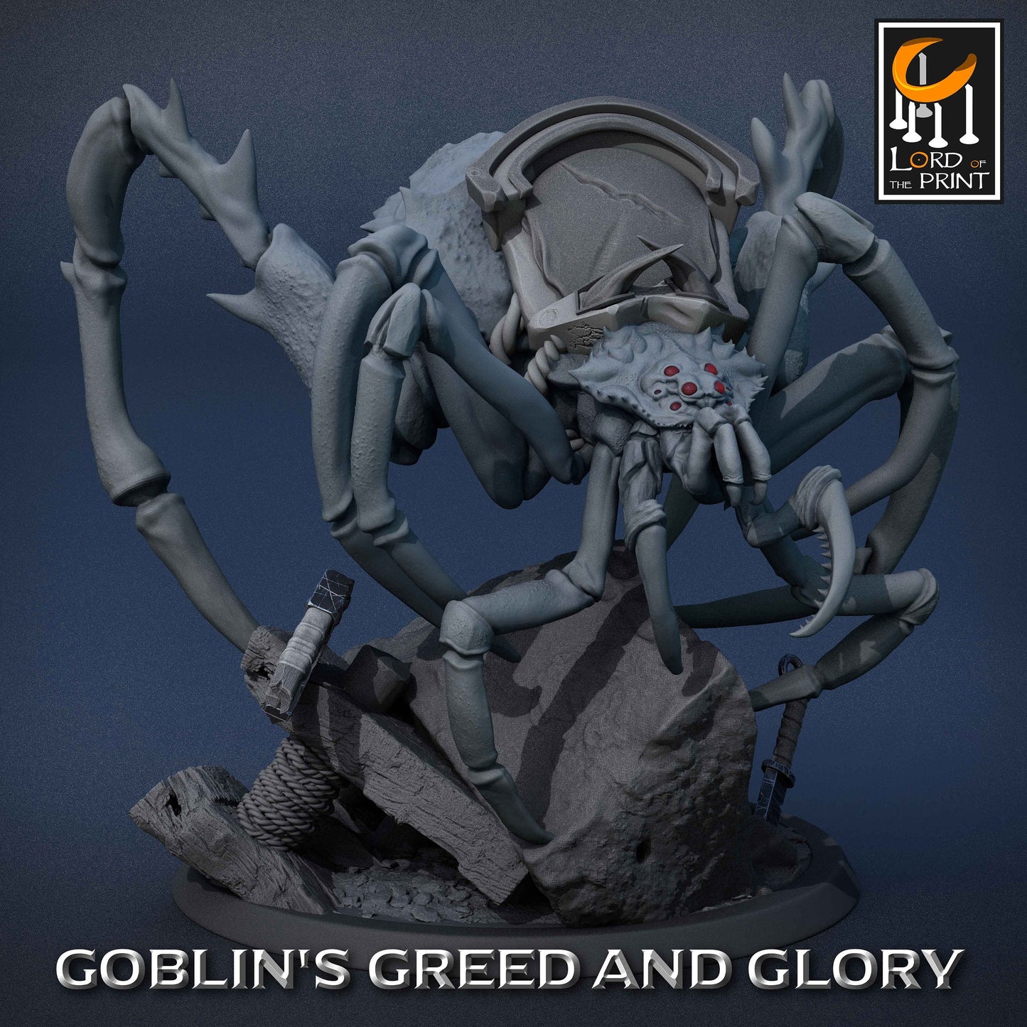 Goblin Spider Mounts (Set 2) by Lord of the Print | Please Read Description