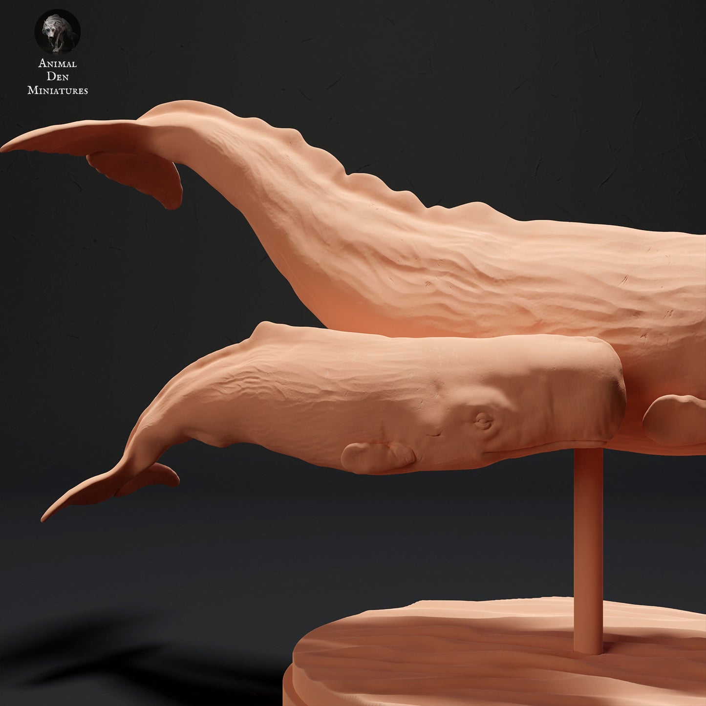 Sperm Whales 1:100 scale by Animal Den | Please Read Description
