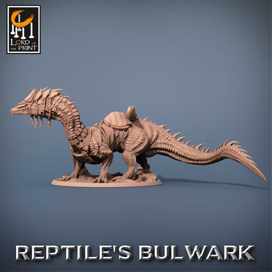 Saddled Giant Lizards by Lord of the Print | Please Read Description