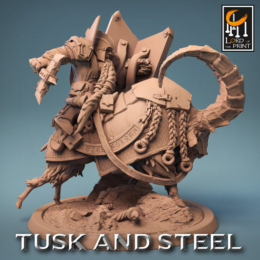 Dwarven Goat Riders by Lord of the Print | Please Read the Description