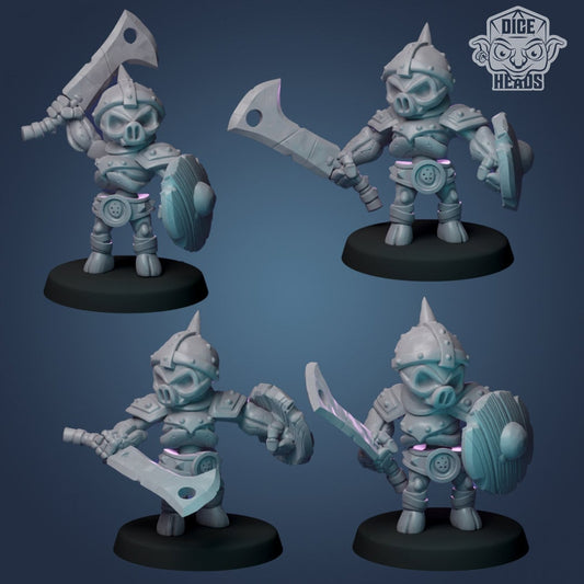 Skeleton Pig Infantry by Dice Heads | Please Read Description