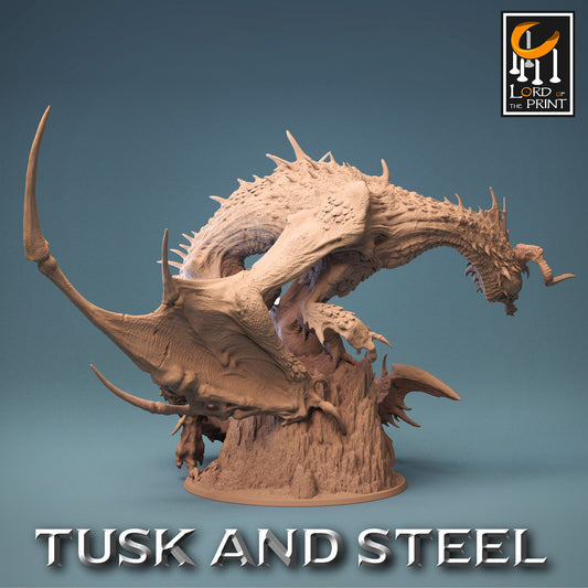 Ancient Black Dragon by Lord of the Print | Please Read Description