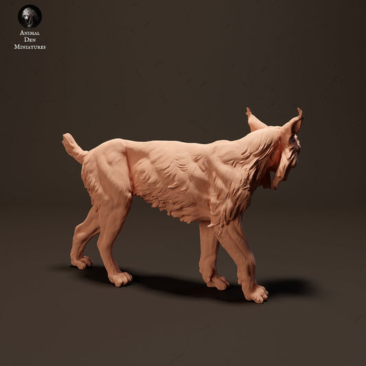 Iberian Lynx 1:24 scale by Animal Den Miniatures | Please Read Description