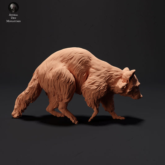 Raccoon, 1:24 scale by Animal Den Miniatures | Please Read Description