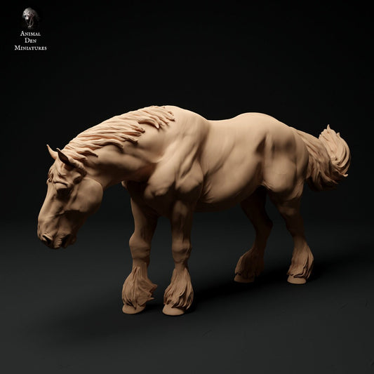 Suffolk Punch Horses 1:24 scale by Animal Den | Please Read Description