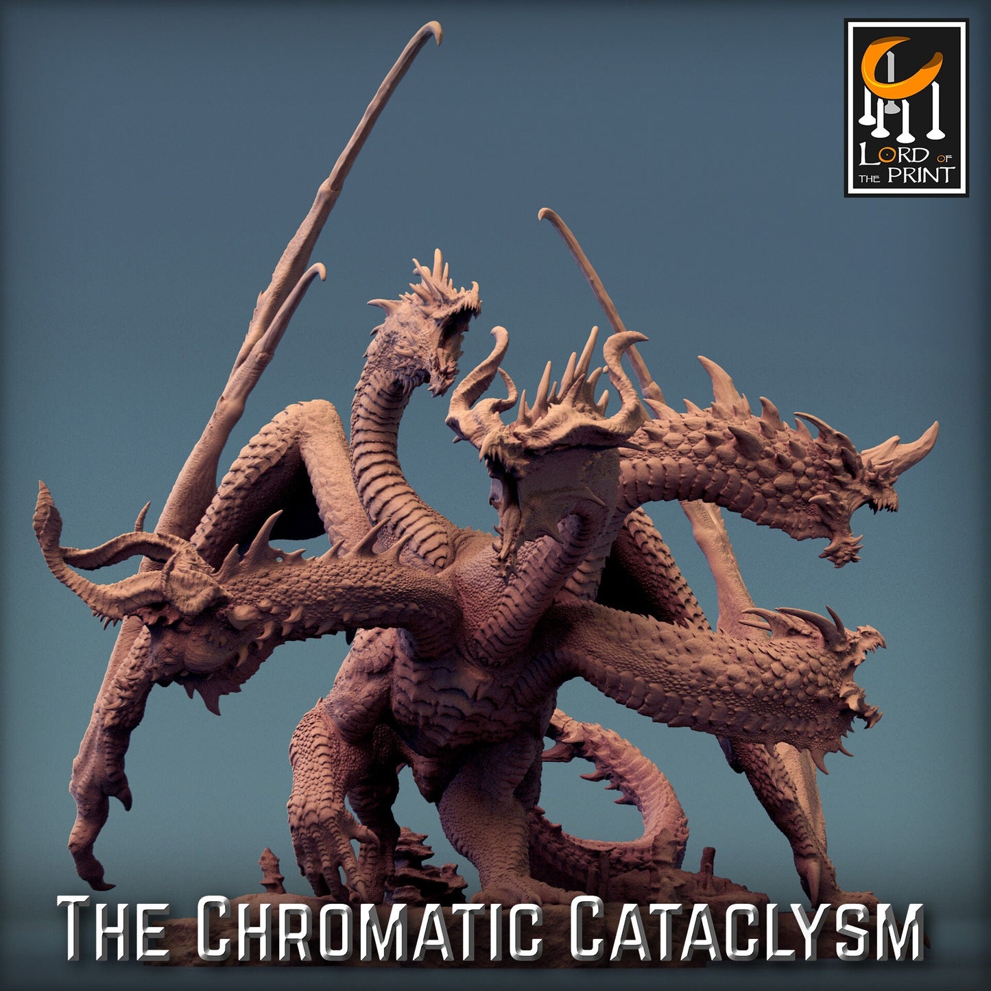 Tiamat, Chromatic Tyrant by Lord of the Print | Please Read Description