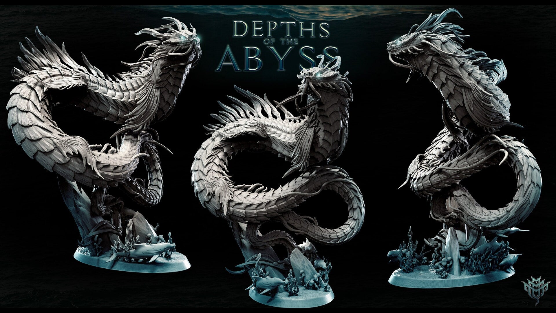 miniature monsters Sea Serpent by Mini Monster Mayhem | Miniature | TTRPG