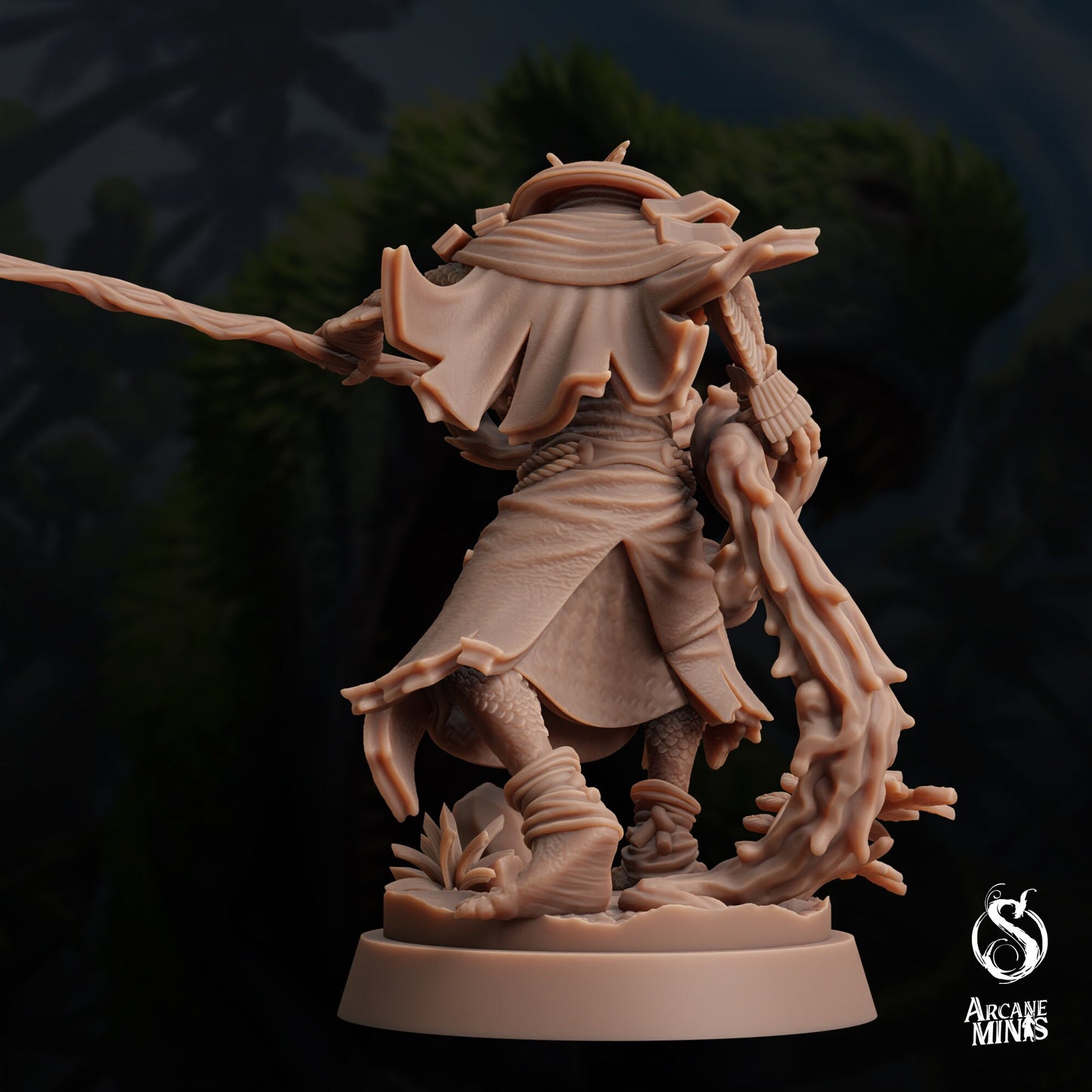 Sahuagin Warlock by Arcane Minis | Please Read Description