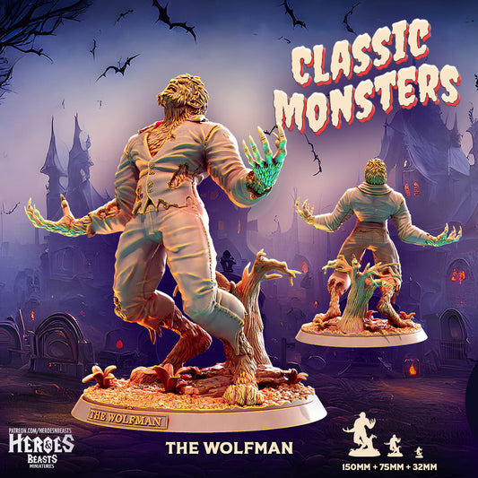 The Wolfman by HeroesNBeasts | Unpainted