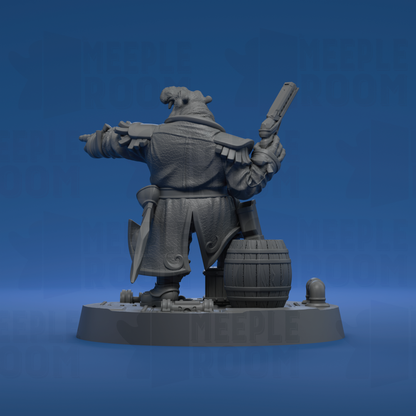 Hippon Captain by Sordane Publishing | Miniature | TTRPG | Unpainted | Print on Demand