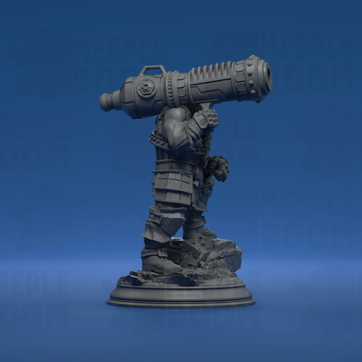 Rook, Dwarven Cannoneer by DM Stash | Miniature | TTRPG | Unpainted | Print on Demand