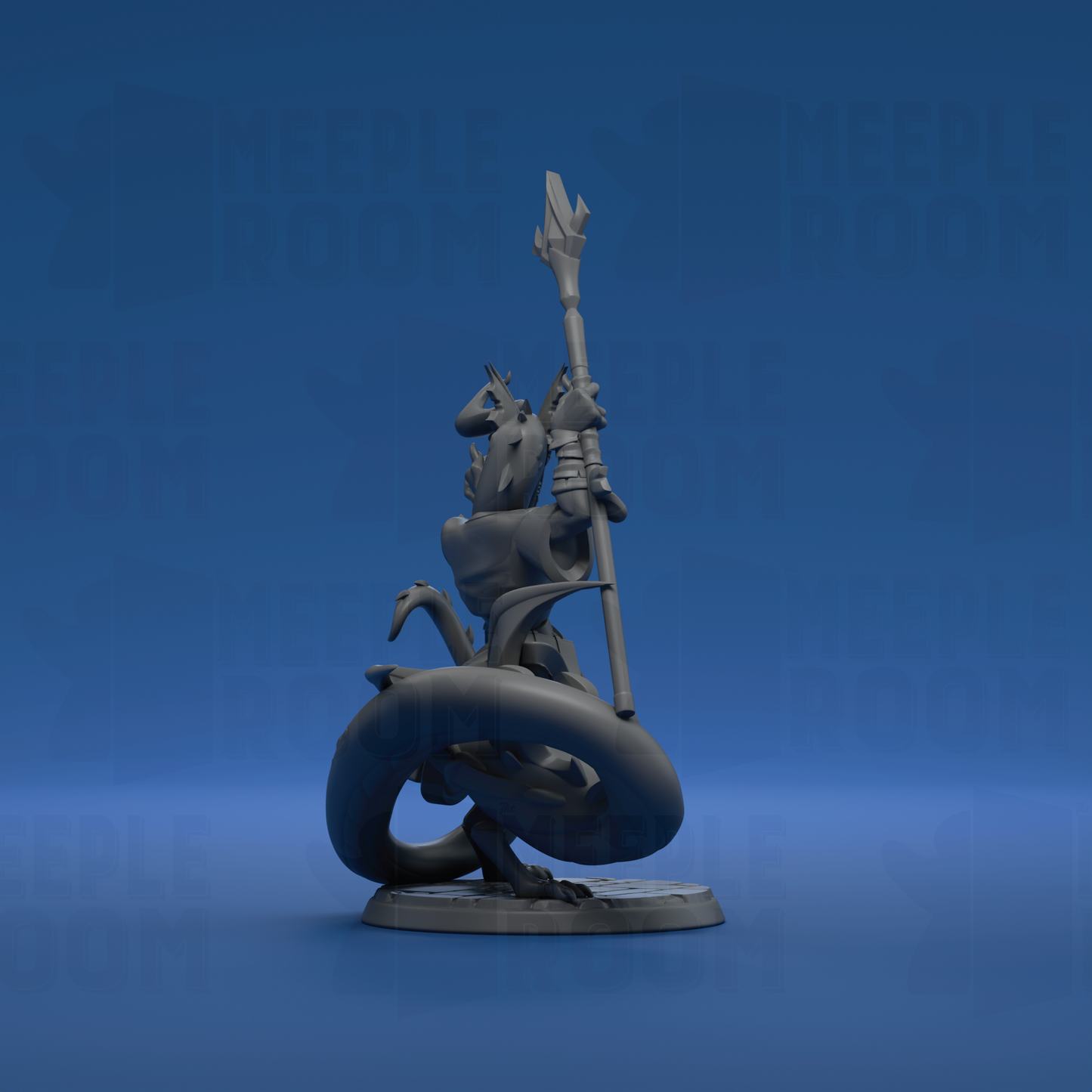 Balthazar, Dragonborn Necromancer by Twin Goddess Miniatures | Miniature | TTRPG | Unpainted | Print on Demand