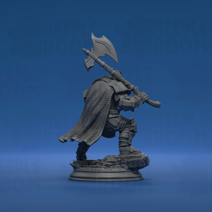 Took, Dwarven Axeman by DM Stash | Miniature | TTRPG | Unpainted | Print on Demand