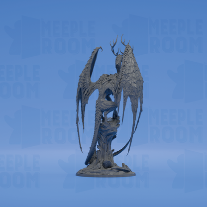 Adult Vampiric Dragon by Rescale Miniatures | Miniature | TTRPG | Unpainted | Print on Demand