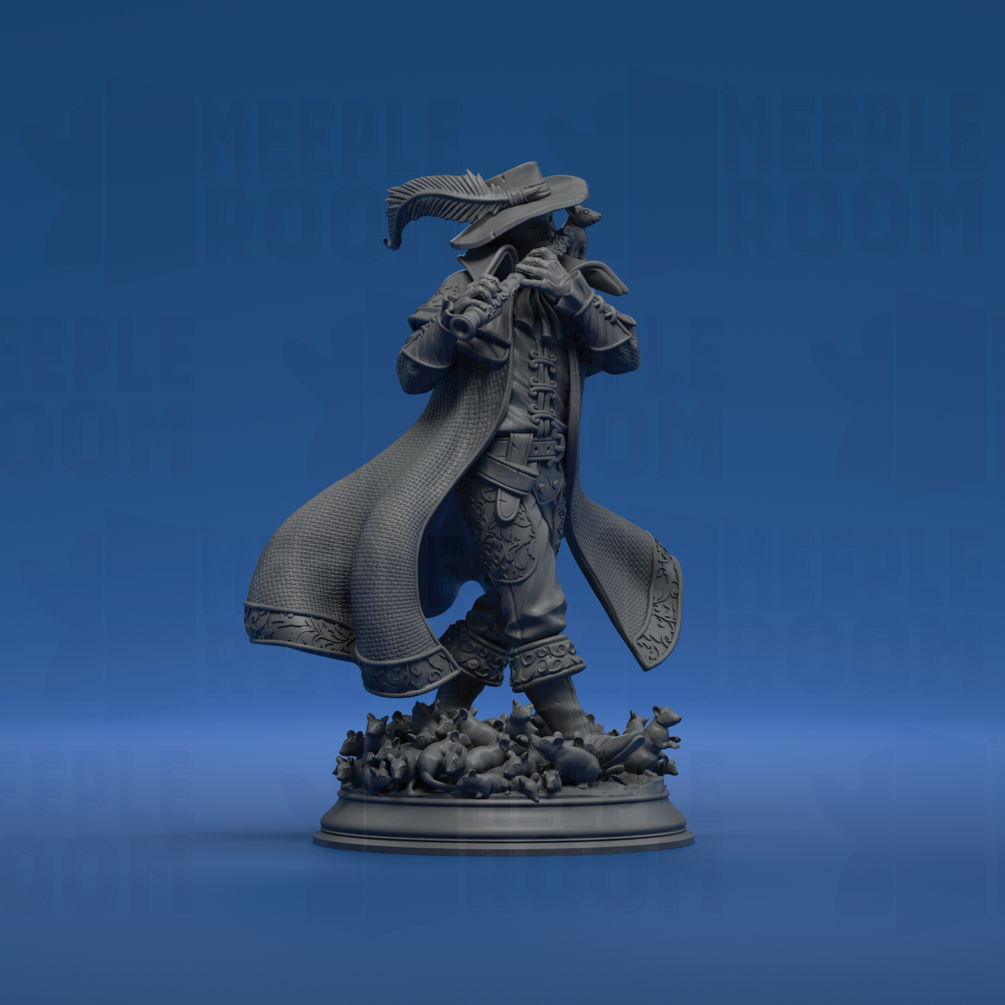 Hamelin Pansworth, the Pied Piper by DM Stash | Miniature | TTRPG | Unpainted | Print on Demand