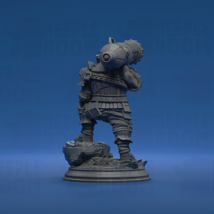 Rook, Dwarven Cannoneer by DM Stash | Miniature | TTRPG | Unpainted | Print on Demand