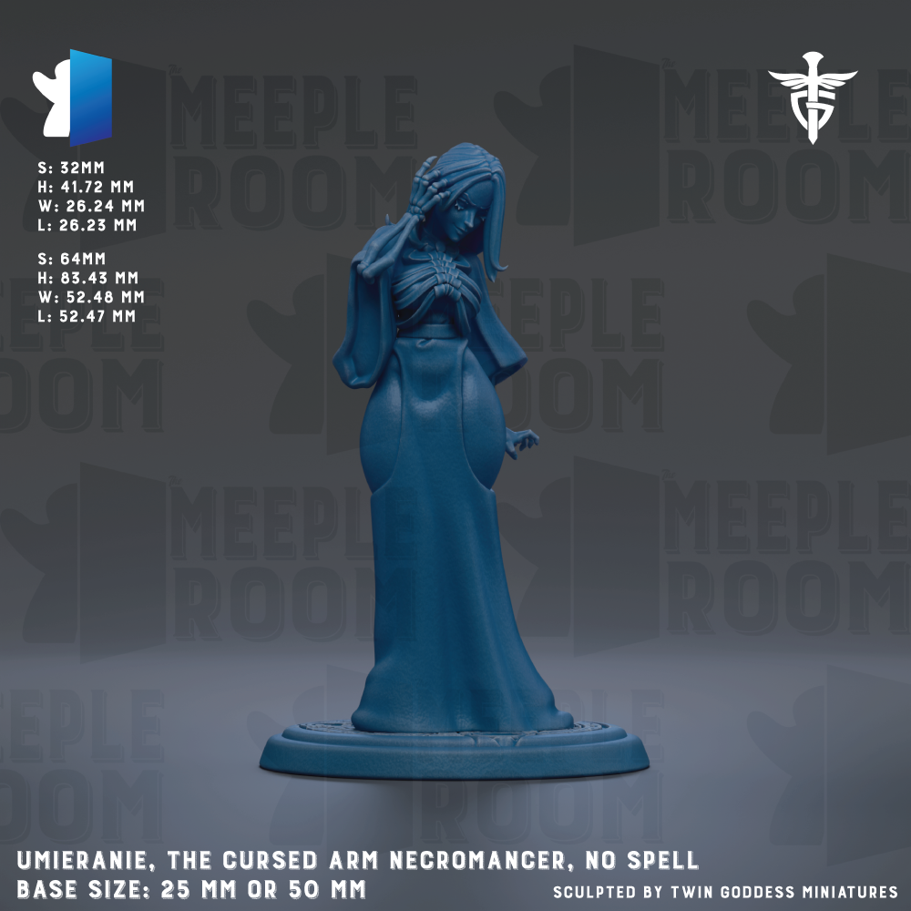 a blue statue of a woman with her head in her hands