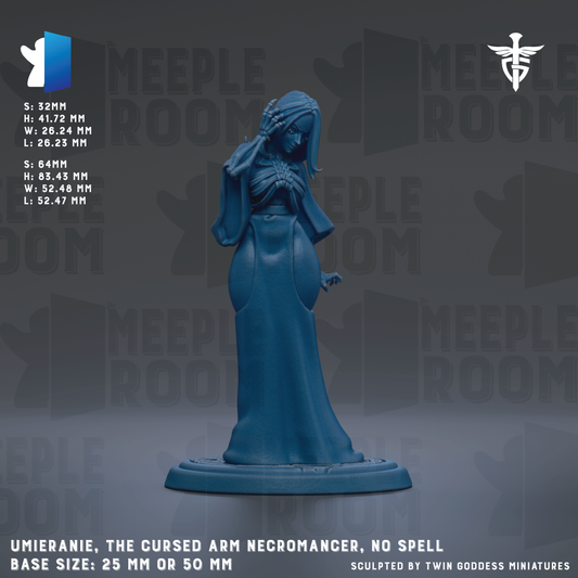 a blue statue of a woman with her head in her hands