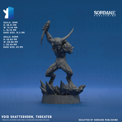Void Shatterhorn by Sordane Publishing | Miniature | TTRPG | Unpainted | Print on Demand