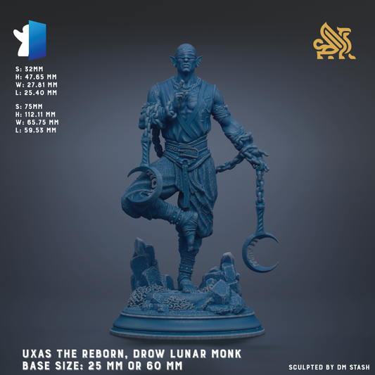 a statue of a man holding a staff