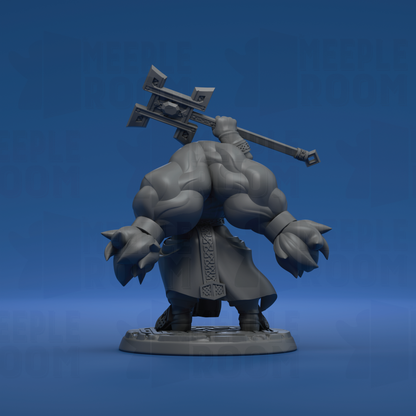 Lyri, Dwarf Mage by Twin Goddess Miniatures | Miniature | TTRPG | Unpainted | Print on Demand