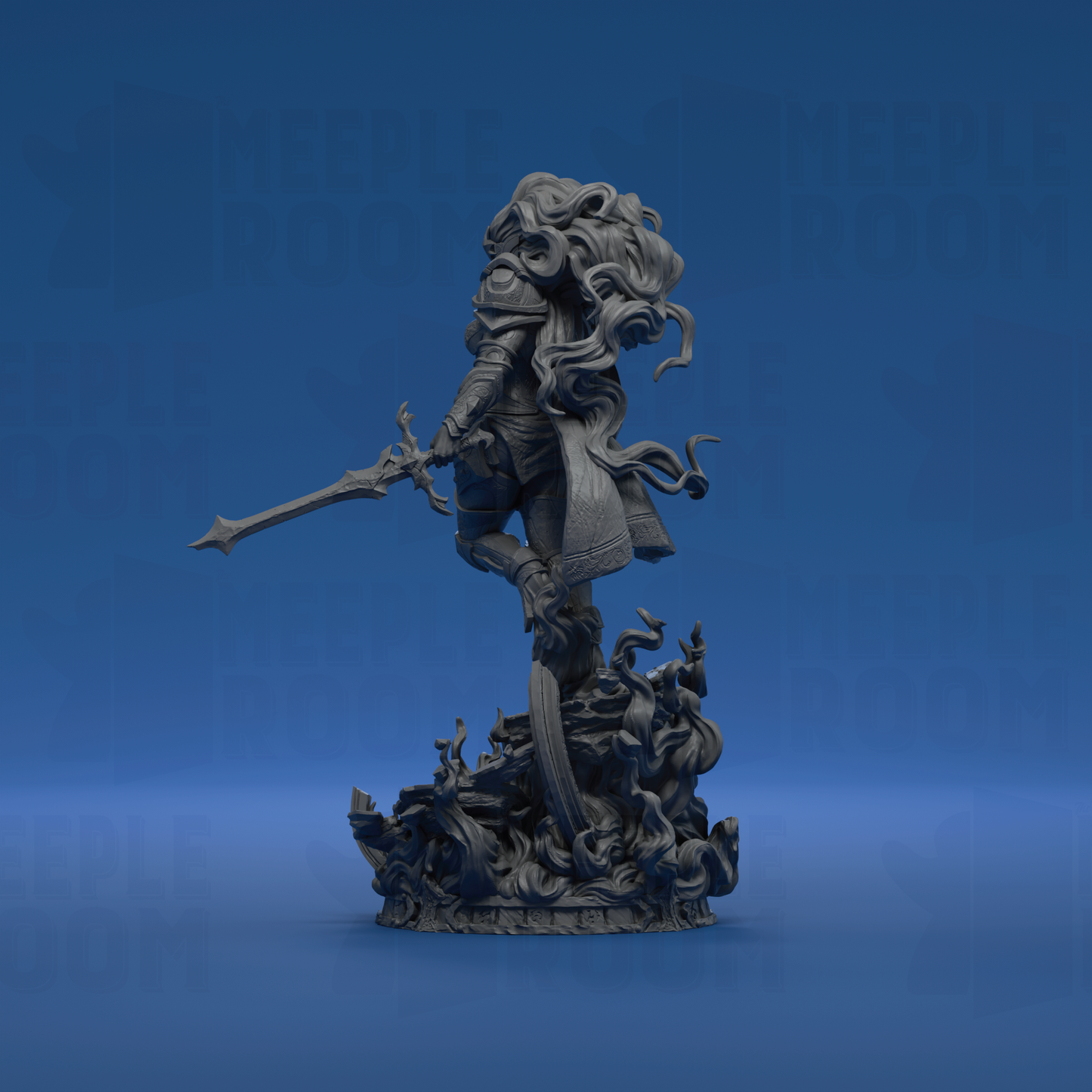 Knight of the Nebula by Witchsong Miniatures | Miniature | TTRPG | Unpainted | Print on Demand